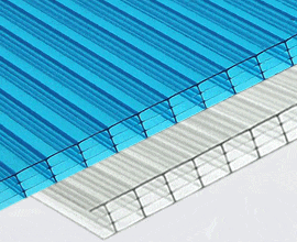 10mm Thickness Four Wall Polycarbonate Hollow Sheet