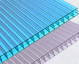 14mm Thickness Triple Wall Polycarbonate Hollow Sheet